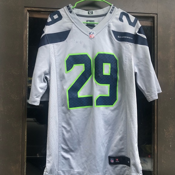 Nike | Shirts | Nike Onfield Nfl Seattle Seahawks 29 Thomas Iii